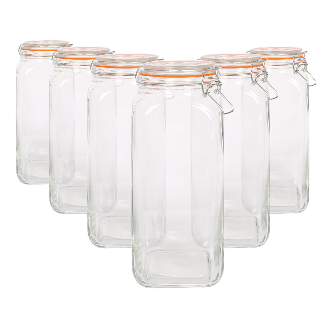 Argon Tableware Jar Clear 28 cm H x 10.5 cm W x 10.5 cm D
